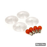ECLATE K - PIECE N° 34A - CABOCHON DE CLIGNO ORIGINE HD - Cabochons de clignotants avec ampoules - CLAIR - 69307-02 / 68505-90