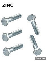 VIS TETE HEXAGONALE - 1/4"-28 X 44.00MM / 1 3/4" - HEXAGONALE - ZINC - LE PAQUET DE 5 PIECES