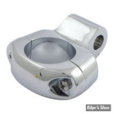 Ø 25.40MM - Collier de fixation de guidon - CHROME
