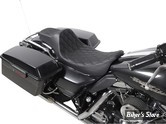 SELLE DRAG SPECIALTIES - PREDATOR III - EXTENDED REACH - TOURING 97/07 - DOUBLE DIAMOND NOIR / COUTURES : NOIRES - 08011369