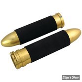 POIGNÉES - MCS - TIRAGE PAR CÂBLES HD 82UP - BULLET - CAOUTCHOUC / LAITON