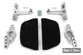 KIT PLATEFORMES PASSAGER SPECIFIQUE HD - TOURING 07/08 - V-TWIN  - Passenger Footboard Set with Swingarm Mount Kit - CHROME / NOIR