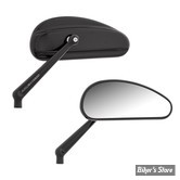 RÉTROVISEUR ARLEN NESS - DOWNDRAFT FORGED MIRROR SET - NOIR - CÔTÉ GAUCHE & DROIT  - 510-026