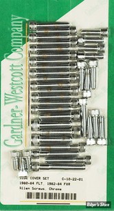 - KIT VISSERIE MOTEUR - TOURING 80/84 / FXR 82/84 - POUR CARTERS -  inox