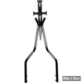 X - MONTANT DE SISSY BAR - CYCLE VISIONS - DAGGERTUDE - LARGEUR 8 1/4" À 8 3/4" - HAUTEUR : 18" - NOIR - CV-8010B