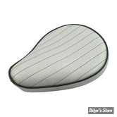 SELLE SOLO UNIVERSELLE - LARGEUR 230MM - LE PERA - SOLO - METALFLAKE - PEARL PLEATED - BIAIS NOIR