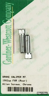 ECLATE G - PIECE N° 19 - KIT DE VISSERIE D'ETRIER DE FREIN - ARRIERE - OEM 44201-82 - CHROME - GARDNER WESCOTT