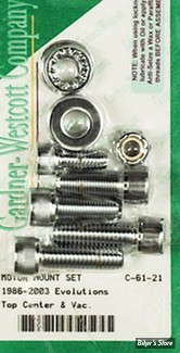 ECLATE G - PIECE N° 30A - KIT VISSERIE FIXATION MOTEUR CENTRALE - 86/03 XL - OEM 4748 - ALLEN CHROME