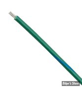 FIL ELECTRIQUE 0.80MM / 18-GAUGE - NAMZ - COULEUR : VERT / BLEU - LES 5 METRES