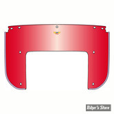 PARE BRISE NATIONAL CYCLE - BEADED HEAVY DUTY - 5 POINTS : FENETRE INFERIEURE DE REMPLACEMENT - ROUGE