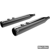 SILENCIEUX KHROME WERKS - TOURING 95/16 - 4" HIGH PERFORMANCE - NOIR