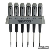 TOURNEVIS (KIT) - TORX - TENG TOOLS -  MINI SCREW DRIVER SET - 6 PIECES