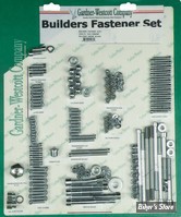 - KIT VISSERIE MOTEUR - PANHEAD 48/57 - BUILDERS FASTENER SET - CHROME