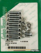 ECLATE G - PIECE N° 46 - KIT VISSERIE DE CARTER D'EMBRAYAGE / CLUTCH ACTUATOR - OEM 10201393 / 3729M - V-ROD 02/17 - ALLEN / CHROME