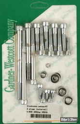 ECLATE G - PIECE N° 01A - KIT VISSERIE DE CARTERS MOTEUR - V-ROD 02/17 - ALLEN / CHROME