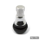 ECLATE O - PIECE N° 03 - Valve tubeless - CAOUTCHOUC - Large hole AVEC BOUCHON ET EMBASE CHROME - OEM 40999-87 - LA PIECE