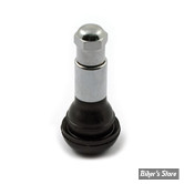  - VALVE TUBELESS - CAOUTCHOUC - LARGE HOLE AVEC BOUCHON CHROME - OEM 40999-87 - LONG - LA PIECE