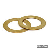 ECLATE H - PIECE N° 07A - RONDELLE DE MANETON - OEM 6506 - FLYWHEEL THRUST WASHERS - TAILLE  : + 0.000 - BRONZE - LA PAIRE