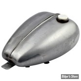 RESERVOIR TYPE MUSTANG - 3.3 GALLONS / 12.50 LITRES - 3.3 gallon Mustang ribbed gas tank, for pre-83 gas caps - RIBBED - BOUCHON A BAILLONETTE