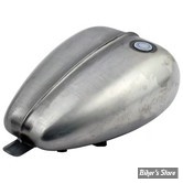 RESERVOIR TYPE MUSTANG - 3.3 GALLONS / 12.50 LITRES - 3.3 gallon Mustang ribbed gas tank, with flush gas cap - RIBBED - BOUCHON AFFLEURANT