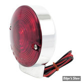 AV / 2 FONCTIONS - CLIGNOTANT AVANT - FL 86UP - DOUBLE FILAMENT - OEM 68400-86 - CHROME - CABOCHON ROUGE