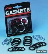 ECLATE H - PIECE N° A - KIT JOINTS DE TIGES DE CULBUTEURS - BIG TWIN 84/99 & SPORTSTER 86/90 - CAOUTCHOUC - GENUINE JAMES GASKETS