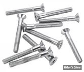 VIS TETE FRAISEE 1/4"-20 X 51.00MM / 2" - ALLEN - CHROME - LE PAQUET DE 10 PIECES