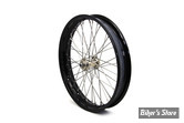 18 x 2.15 - ROUE AVANT 40 RAYONS - REPLICA - WR 37/52 - OEM 00000-00 - WR Front Spool Wheel  - MOYEU : NICKELÉ / VOILE : NOIR / RAYONS : INOX