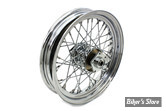 16 X 3.00 - ROUE AVANT 40 RAYONS - FXWG 80/83 - OEM 00000-00 - MOYEU : CHROME / VOILE : CHROME / RAYONS : CHROME