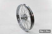 21 X 2.15 - ROUE AVANT 40 RAYONS - FXR 82/83 / FX 78/83 / XL 78/83 - 21 X 2.15 - CHROMÉE AVEC RAYONS CHROME