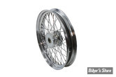 19 x 2.50 - ROUE AVANT 40 RAYONS - SPORTSTER / FX 1973 - OEM 43509-73 - CHROMÉE AVEC RAYONS CHROMES