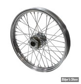 21 X 2.15 - ROUE AVANT 40 RAYONS - SOFTAIL FXSTS 88/96 - 21 X 2.15 - RAYONS CHROMES