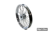 21 x 2.15 - ROUE AVANT CUSTOM - AXE 3/4" - Front Spool Wheel - V-TWIN - CHROME