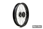 18 x 2.15 - ROUE ARRIÈRE ET AVANT 40 RAYONS - REPLICA - 36/66 - OEM 40981-40 - Replica Spoke Wheel - MOYEU : NOIR / VOILE : NOIR / RAYONS : CADMIUM