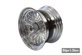 18 X10.50 - ROUE ARRIERE 80 RAYONS - V-TWIN - CHROME AVEC RAYONS CHROME - MOYEU BILLET - TUBLELESS - M-181SW363S