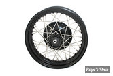 ECLATE O - PIECE N° 00 - 16 x 3.00 - ROUE AVANT A RAYONS - REPLICA - WL 37/52 - OEM 43509-40 / 43510-40 - 45" WL Front Wheel Assembly - MOYEU : NOIR / VOILE : NOIR / RAYONS : INOX