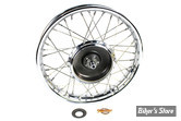 18 x 2.15 - ROUE AVANT A RAYONS - REPLICA - WL 37/52 - OEM 43503-30 - 45" WL Front Wheel Assembly - MOYEU : CHROME / VOILE : CHROME / RAYONS : INOX