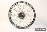19 x 2.50 - ROUE AVANT 40 RAYONS - REPLICA - 36/66 - OEM 40981-40 - Replica Front Spoke Wheel - MOYEU : CHROME / VOILE : CHROME / RAYONS : INOX