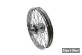 19 X 1.85 - ROUE AVANT 40 RAYONS - FXWG 80/83 - OEM 00000-00 - MOYEU : CHROME / VOILE : CHROME / RAYONS : CHROME