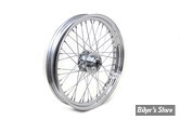 23 X 3.00 - ROUE AVANT 40 RAYONS - DYNA 06/07 - OEM 00000-00 - V-TWIN - CHROME / RAYONS : CHROME