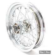 16 X 3.00 - ROUE ARRIÈRE 40 RAYONS - SPORTSTER 05/07 / TOURING 02/07 - 16 X 3.00 - OEM 41052-02 - CHROMÉE AVEC RAYONS CHROMÉS.