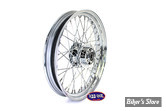 19 X 2.50 - ROUE AVANT 40 RAYONS - DYNA 06/07 - OEM 43105-06 /  43638-06A -TWIN - CHROME / RAYONS : CHROME