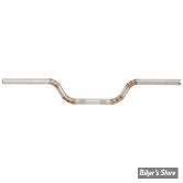 GUIDON - ARLEN NESS - SOFTAIL 25UP / TOURING 23UP - MX HANDLEBARS - HAUTEUR : 12,50 CM  - INOX SOUDÉ - 520-059