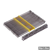 POUR JANTE DE 19" - JEU DE 40 RAYONS - POUR MOYEU STANDARD ACIER / INOX - DROP CENTER - OEM 00000-00 - INOX