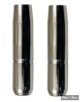 ECLATE N - PIECE N° 21 - TUBES DE FOURCHES CHROMES 35MM XL75/83 / FX - 21 1/4 - CUSTOM CYCLE ENGINEERING - SHOW CHROME