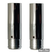 ECLATE N - PIECE N° 45 - TUBES DE FOURCHES CHROMES 41MM EVOLUTION 84/99 - 22 1/4 - MCS - SHOW CHROME