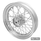 16 x 3.00 - ROUE ARRIÈRE ET AVANT 40 RAYONS - REPLICA - 36/66 - OEM 40981-40 - Replica F-H Star Hub Wheel - MOYEU : CHROME / VOILE : CHROME / RAYONS : POLI