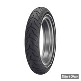 130/80B17 / 65H - AV - PNEU DUNLOP 408F SW TL - TUBELESS - FLANC LISERET BLANC