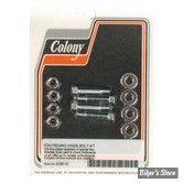 - ECLATE Y - PIECE N° 16 / 17 - KIT VISSERIE POUR PLATEFORMES CONDUCTEUR - OEM 50635-82 / 7716 - COLONY - CHROME