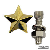 VIS - TRIK TOPZ - TRIK TOPZ LICENSE PLATE MOUNTS - STAR / FINITION : GOLD